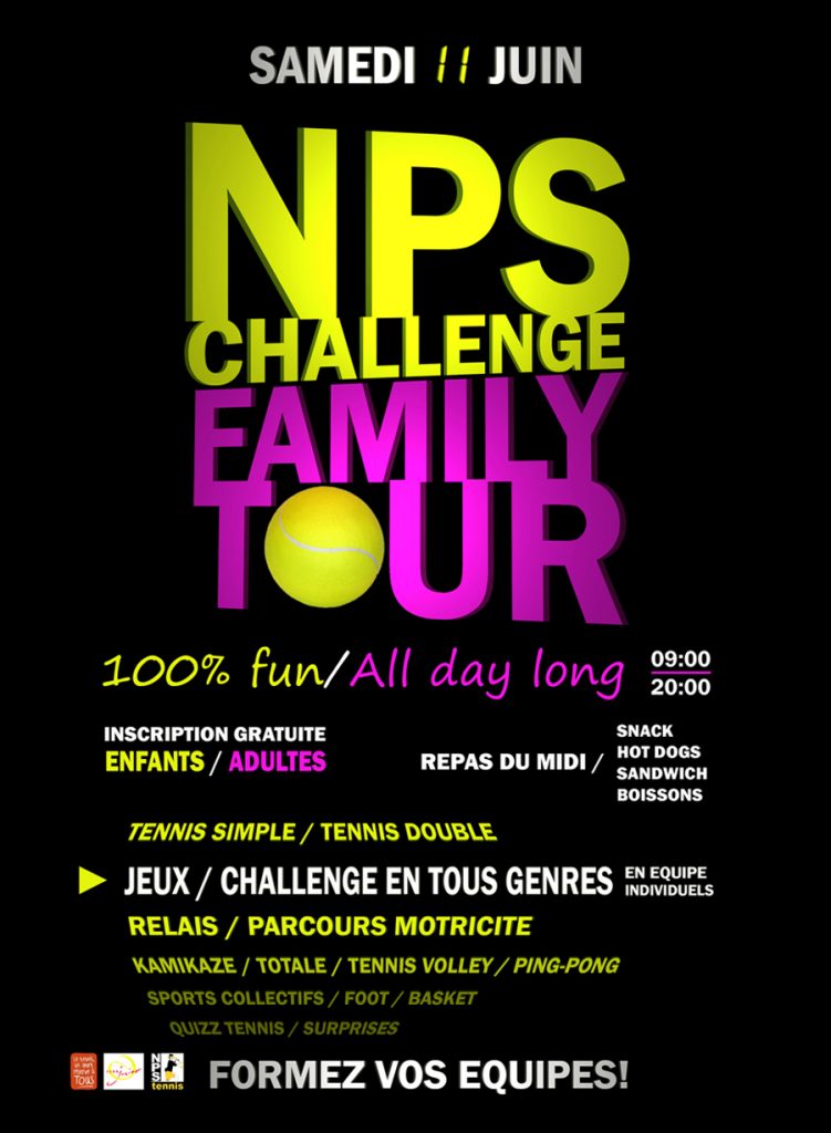 AFFICHE - NPS CHALLENGE FAMILY TOUR 2